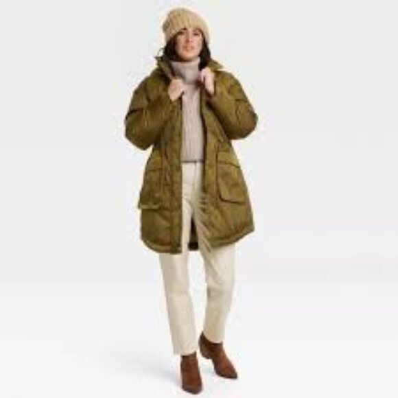 Universal Thread down jacket with hood, waterproof size L - Picture 1 of 9